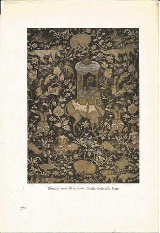 LAMINA 2418: Brocado persa