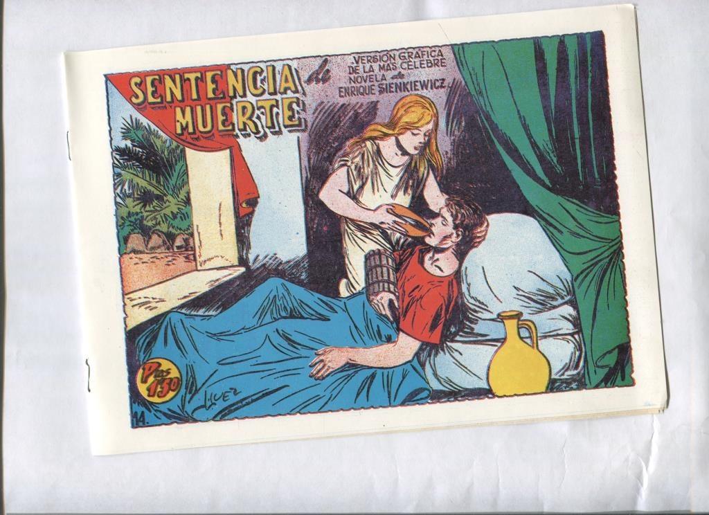 Facsimil: Quo Vadis numero 14: Sentencia de muerte