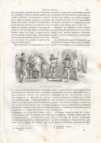 LAMINA 3468: Duguesclin y Tomas de Cantorbery