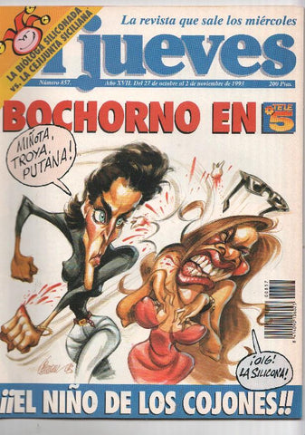 EL JUEVES numero 0857 - POSTER CENTRAL COÑAZO JURASICO