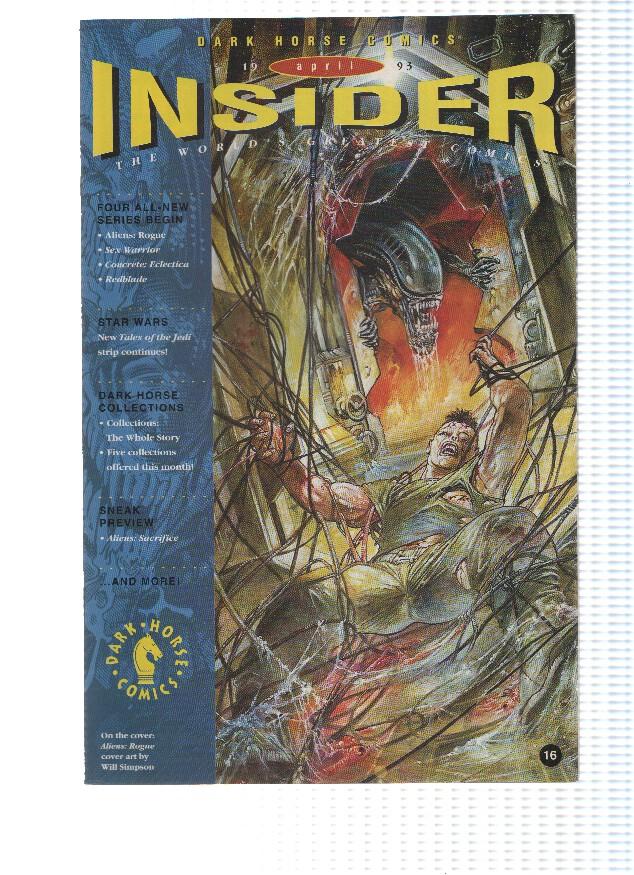 Revista: INSIDER (Dark Horse Comics), Volume 02: Numero 16