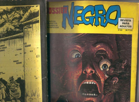 Dossier Negro numero 063 (numerado 1 en primera hoja interior)