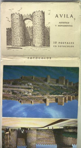 Postal acordeon: Avila