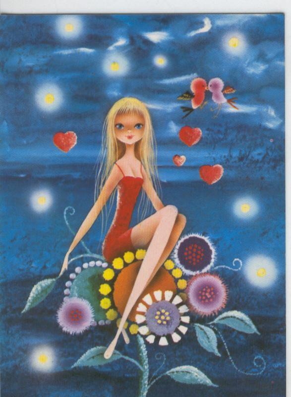 Postal 6855: Dibujo infantil, ilustracion de Mallorqui