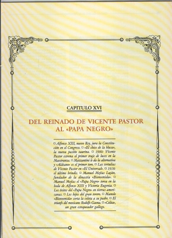 Toros y toreros capitulo 16 del volumen 5