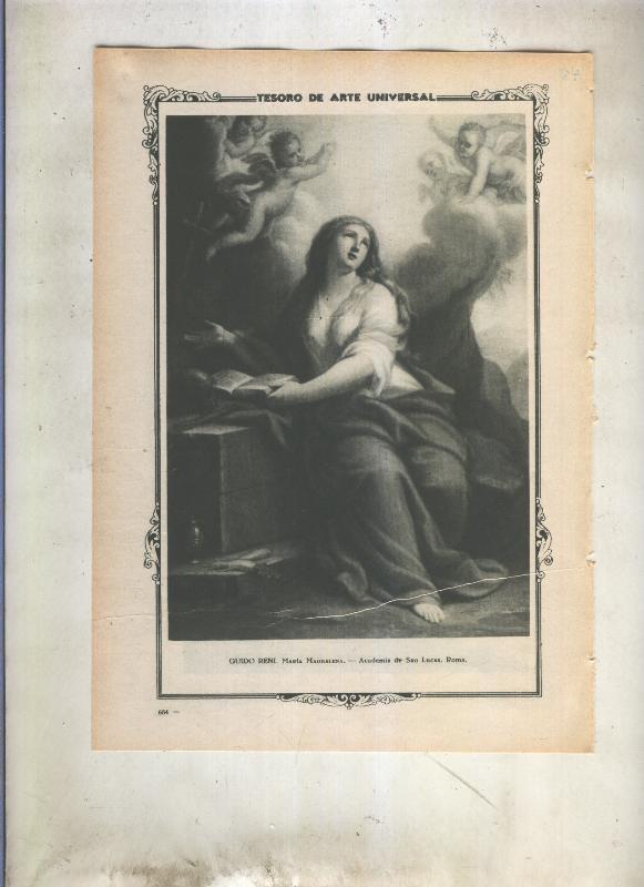 Lamina 048: Maria Magdalena de Guido Reni