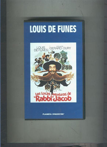 Video VHS: Louis de Funes numero 1a: Las locas aventuras del Rabbi Jacob