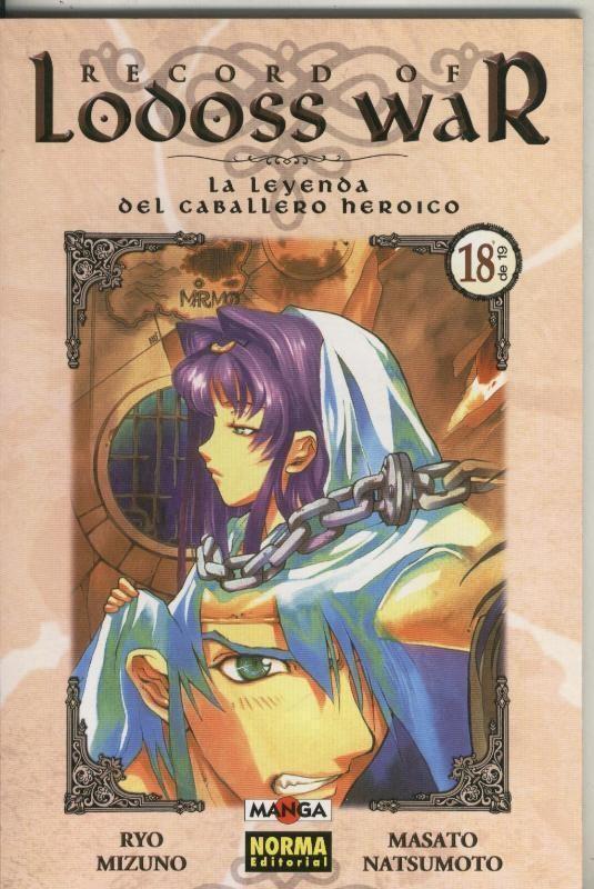 Record Of Lodoss War numero 18 (numerado 2 en interior cubierta)