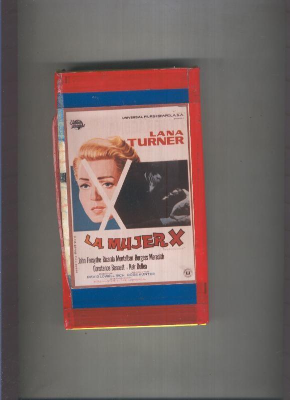 Video VHS: La mujer X con Lana Turner y Ricardo Montalban