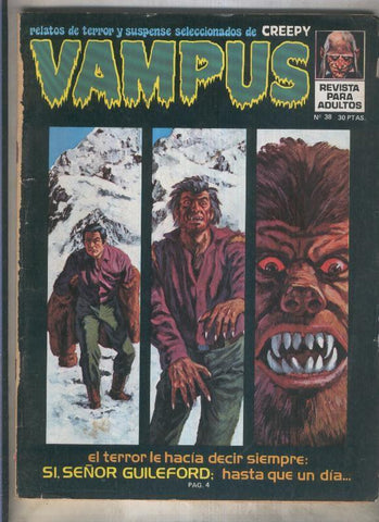 Vampus numero 38 (numerado 1 en trasera)