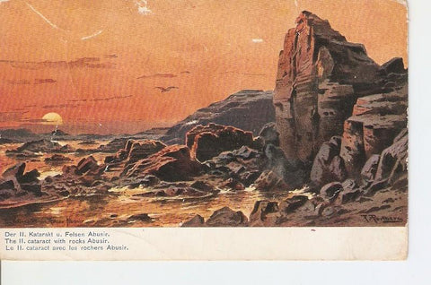 Postal 028943 : The II. Cataract with rocks Abusir