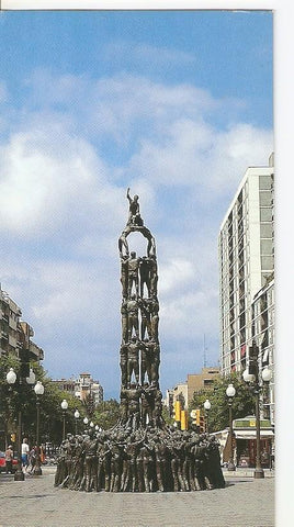 Postal 041250 : Tarragona - Costa Daurada. Monumentos a los Castellers