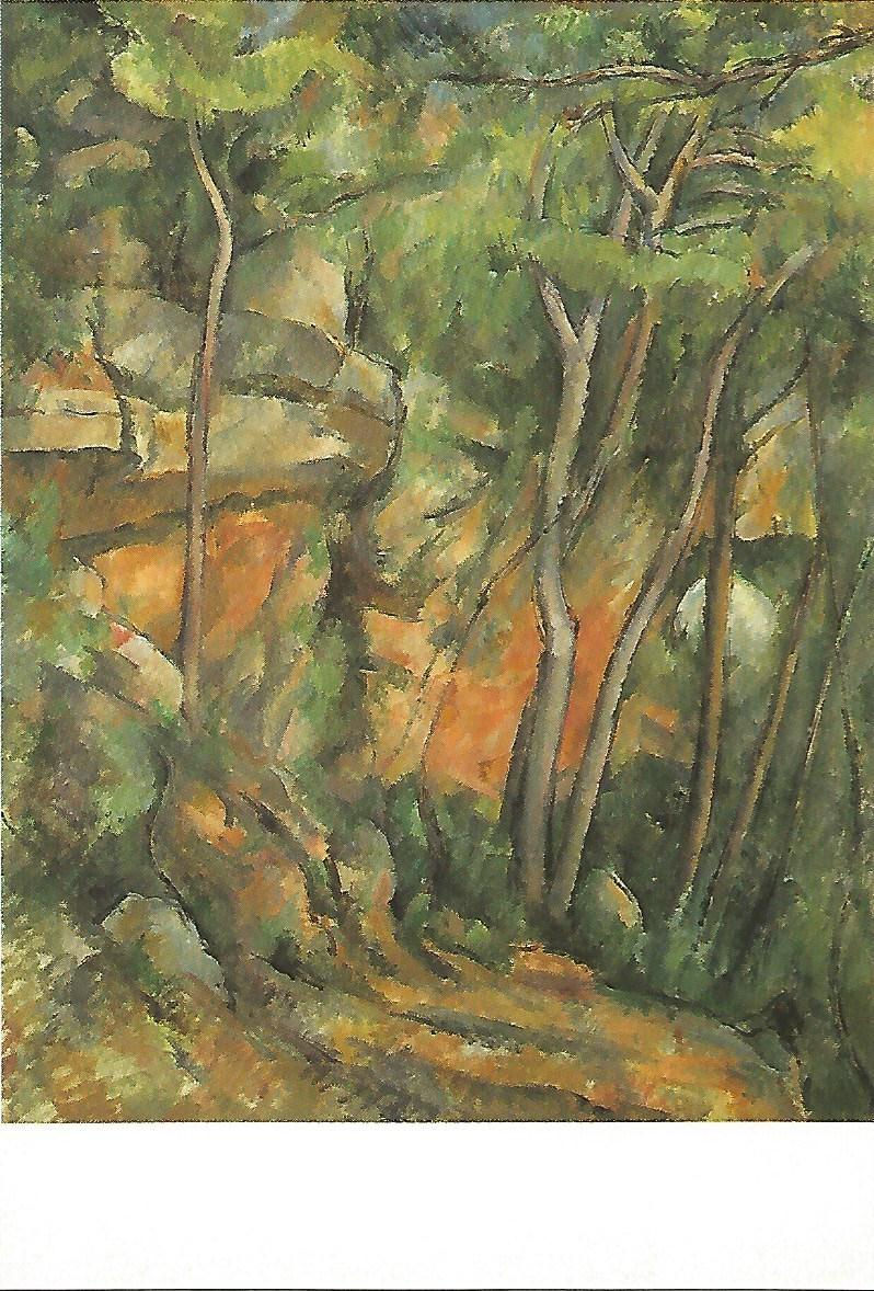 Postal 51643: CEZANNE - En el Parque del Castillo Negro