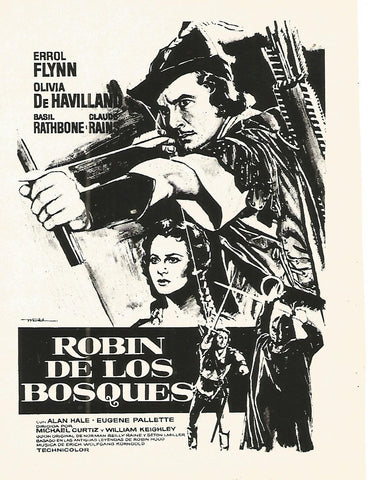 FLYER PUBLICITARIO 117: Film  Robin de los bosques