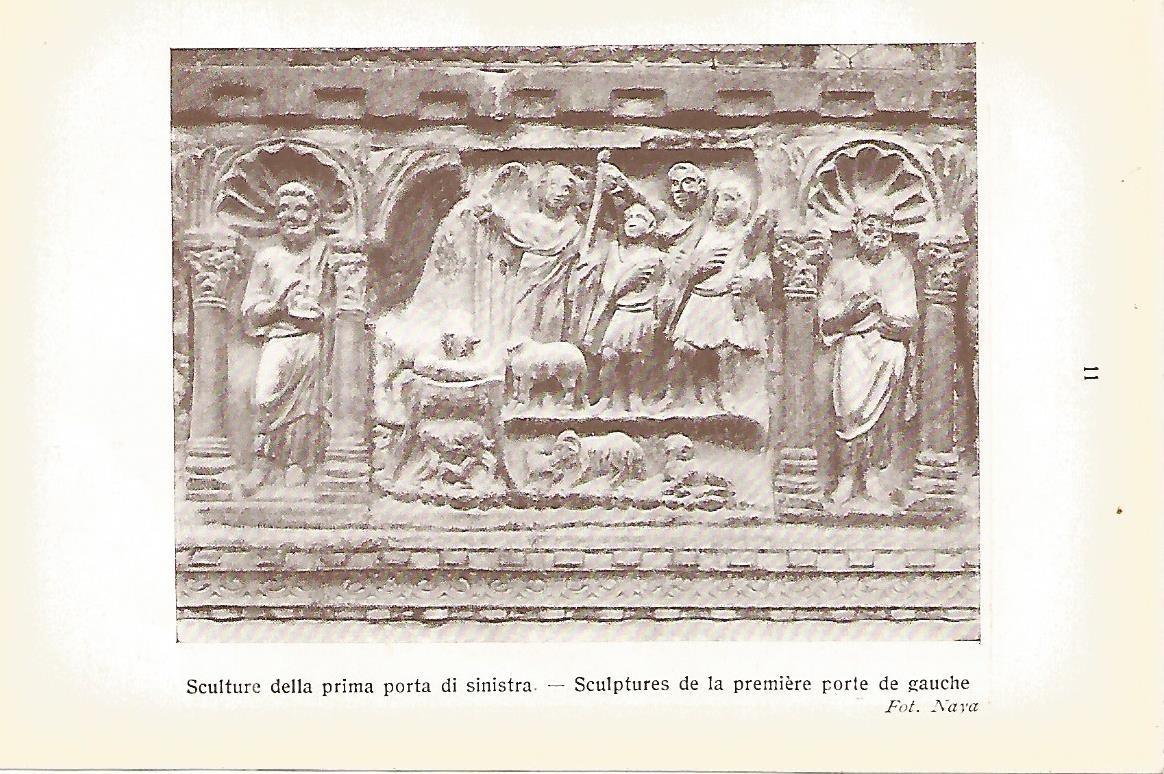 Lamina 162: VENEZIA. Basilica de San Marcos: Escultura de la primera puerta de la izquierda
