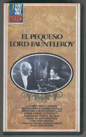 VHS Cine: EL PEQUEÑO LORD FAUTLEROY - John Cromwell