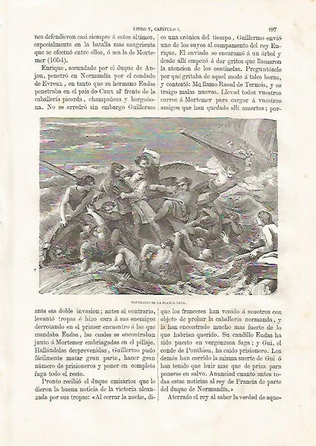 LAMINA 3401: Naufragio de la Blanca Nave