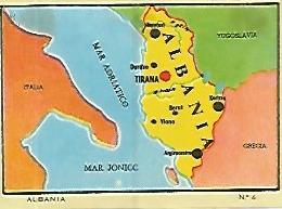 CROMO COLECCION UNIVERSAL 1897: ALBANIA. Numero 6