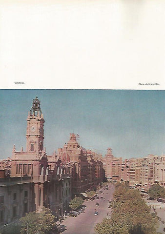LAMINA 4951: VALENCIA PLAZA DEL CAUDILLO VISTA AEREA
