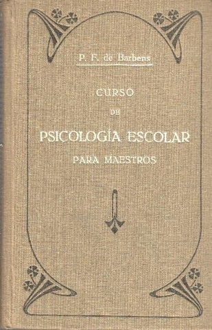 Curso de Psicologia escolar para maestros