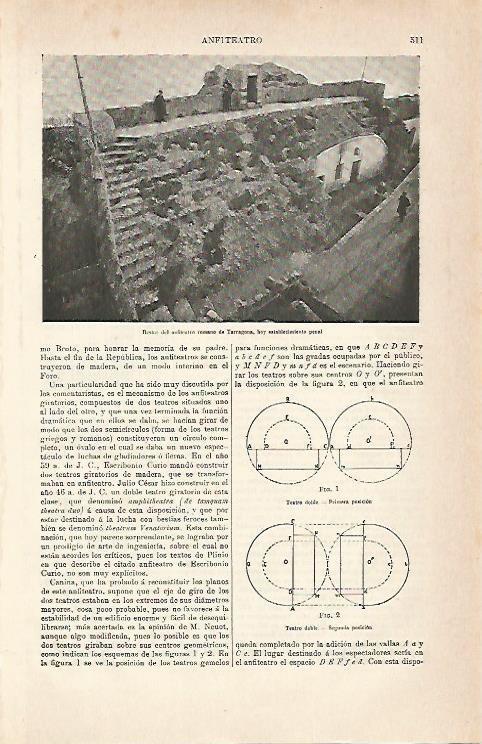 LAMINA ESPASA 6979: Anfiteatro romano de Tarragona como carcel