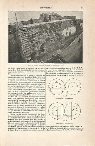 LAMINA ESPASA 6979: Anfiteatro romano de Tarragona como carcel