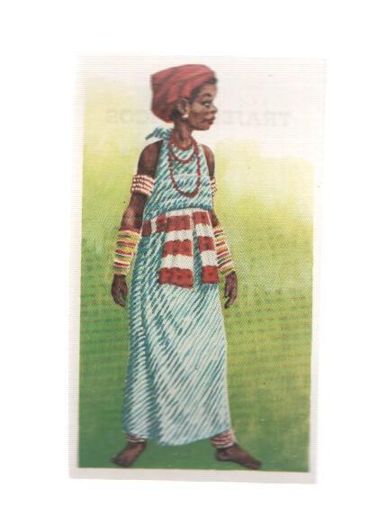 Cromos: Trajes tipicos de todo el mundo numero 005: Nigeria