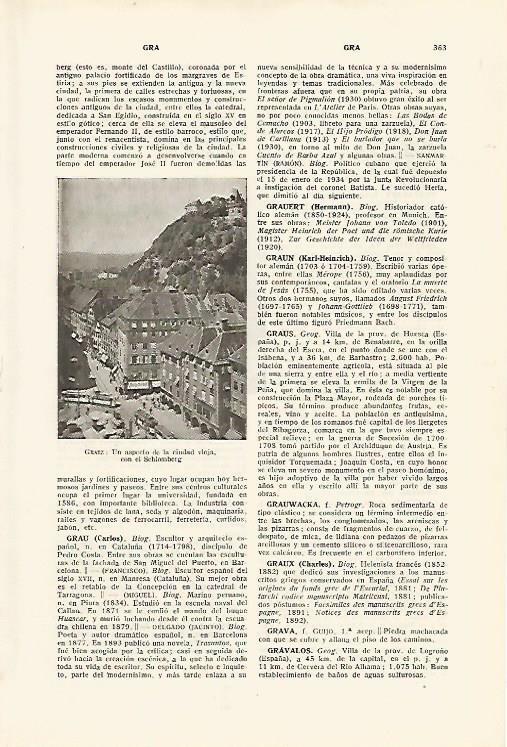 LAMINA SALVAT 80104: Ciudad vieja de Gratz