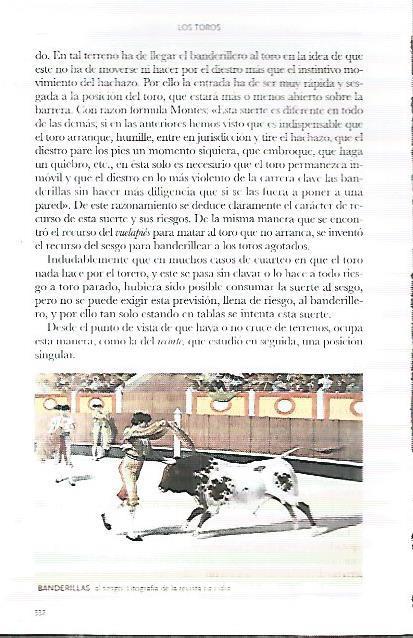 LAMINA COSSIO 50173: Banderillas al sesgo litografia de la Lidia