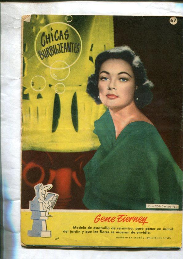 Can Can numero 067: Trasera foto de Gene Tierney