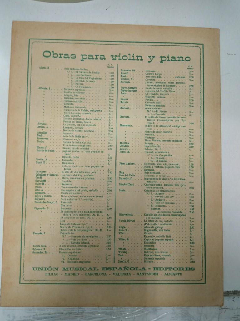 Libreto Partituras: Preludio del Acto 3 - EL ANILLO DE HIERRO del Maestro Marques (B Ventura Barroso)