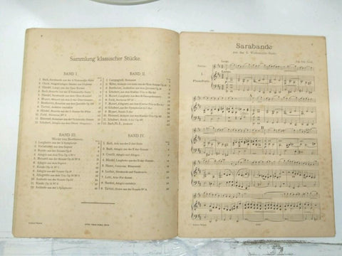 Libreto Partituras: Edition Peters No. 1413 - KLASSICHE STUCKE, Violine und Klavier Band 1