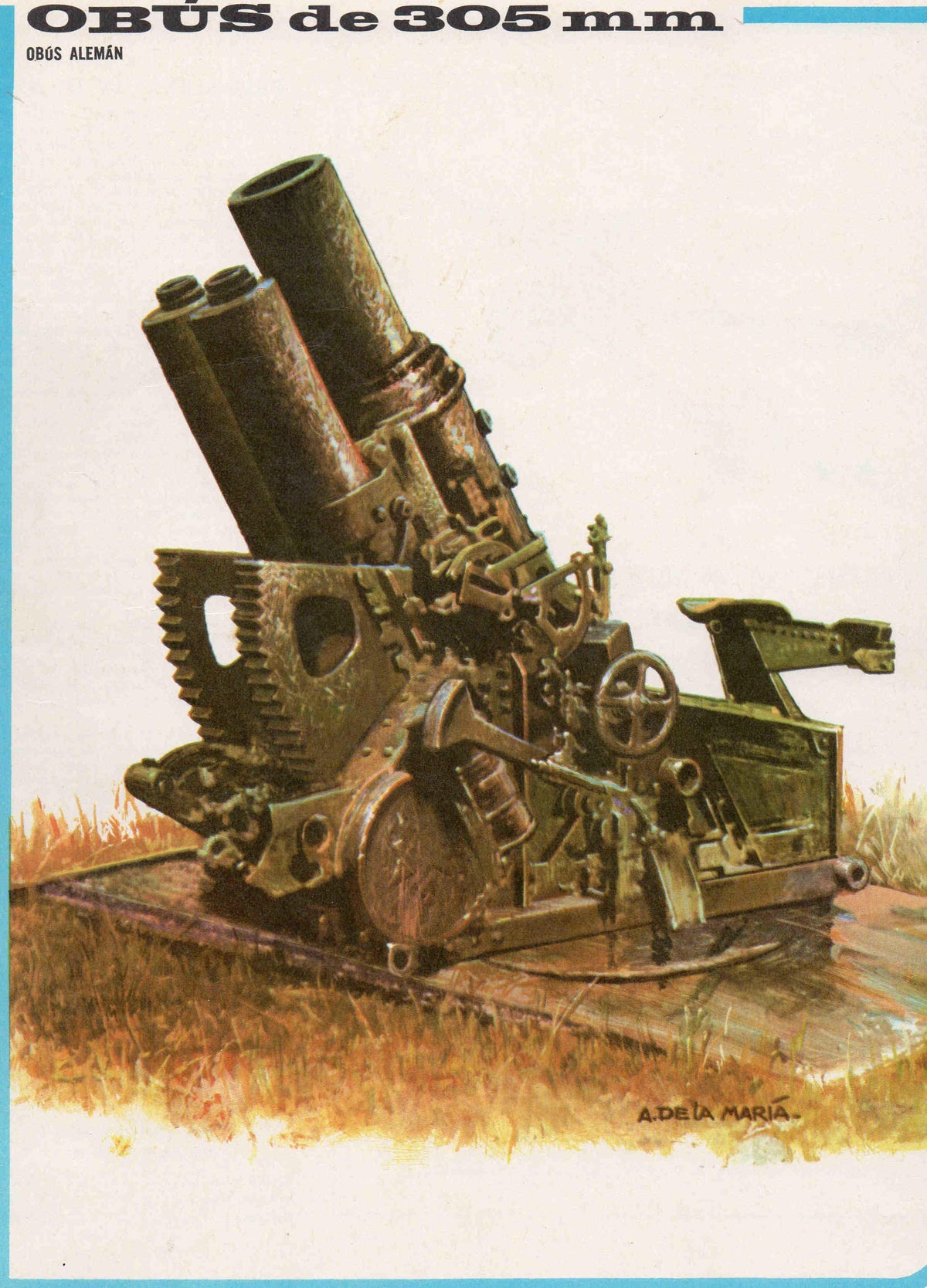 LAMINA 4081:  Obus de 350 mm.