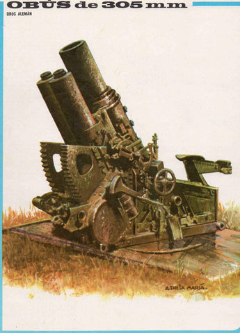 LAMINA 4081:  Obus de 350 mm.