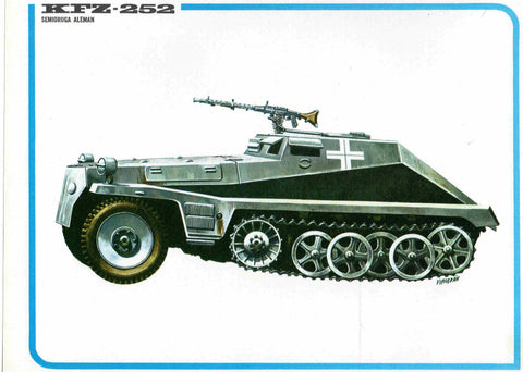 LAMINA 4083: KFZ -252 Semioruga Aleman