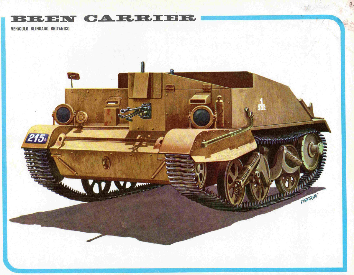 LAMINA 4085: BREN CARRIER Vehiculo blindado britanico
