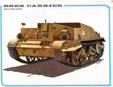 LAMINA 4085: BREN CARRIER Vehiculo blindado britanico