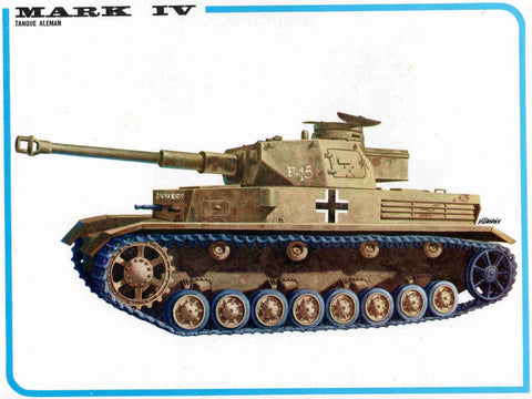 LAMINA 4086: MARK IV Tanque Aleman