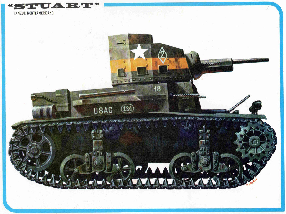 LAMINA 4087: STUART Tanque Norteamericano