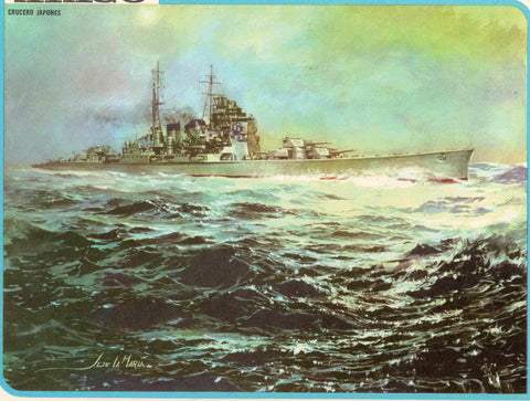 LAMINA 4109: ATAGO Crucero Japones