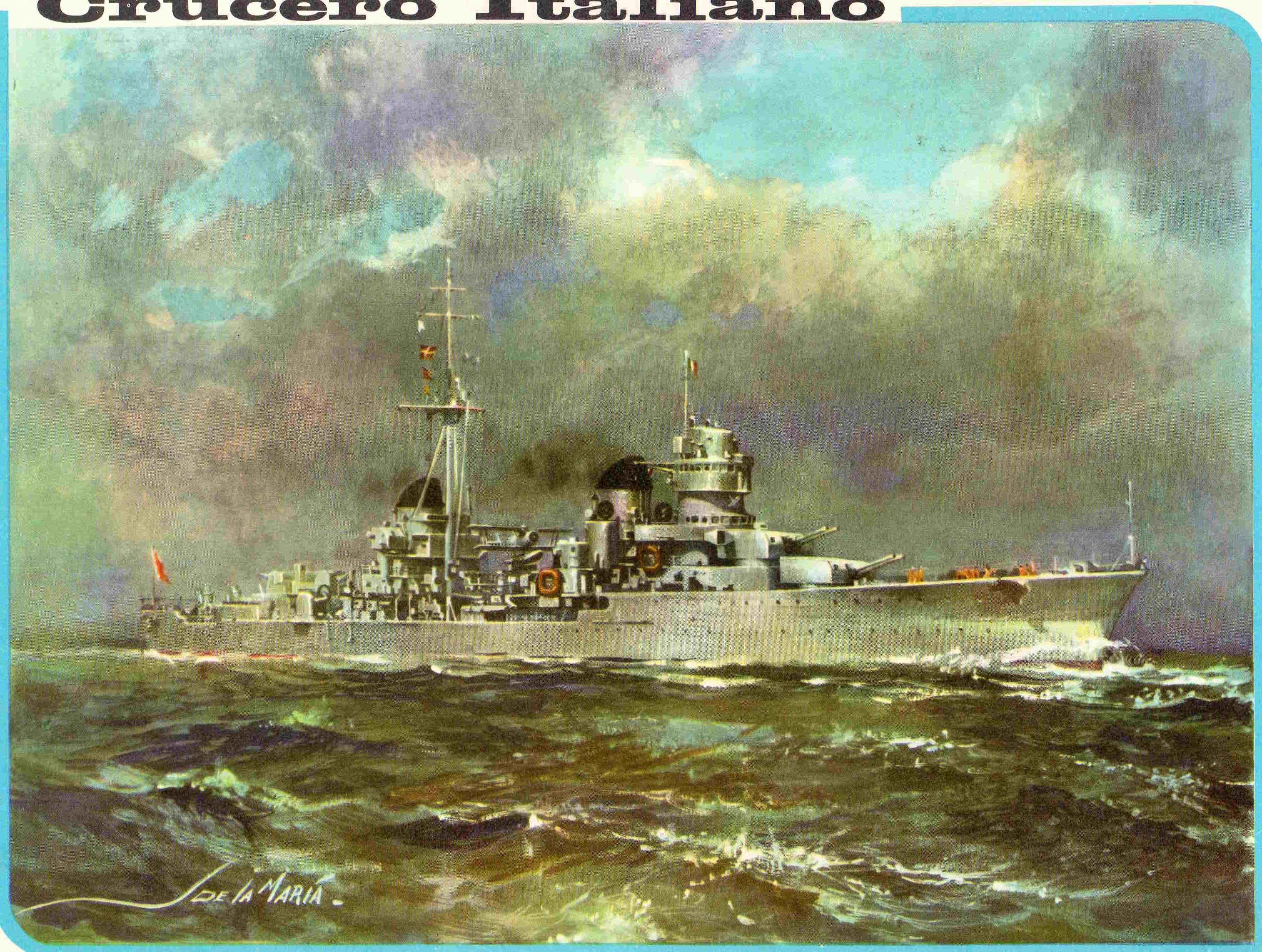 LAMINA 4111: Crucero Italiano