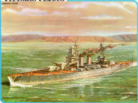LAMINA 4113: VITTORIO VENETO Acorazado Italiano
