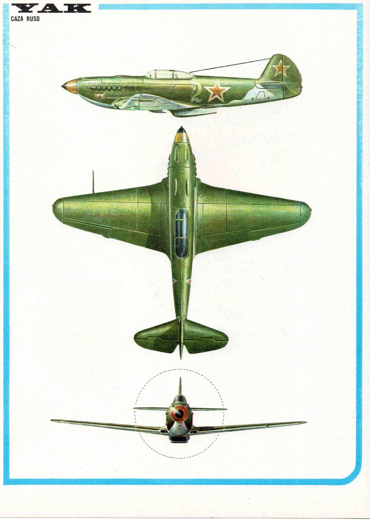 LAMINA 4156: YAK Caza Ruso
