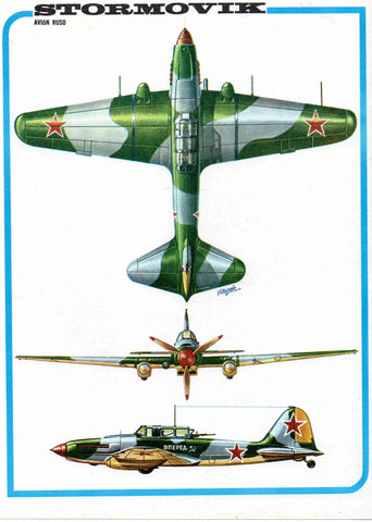 LAMINA 4163: STORMOVIK Avion Ruso