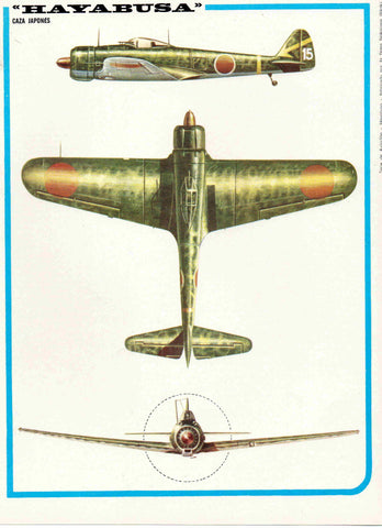 LAMINA 4172: HAYABUSA Caza Japones