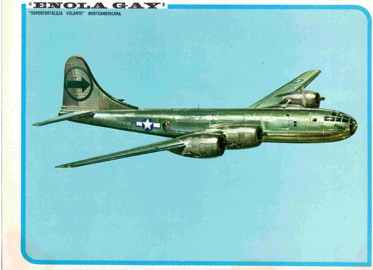 LAMINA 4174: ENOLA GAY Superfortaleza Volante Norteamericana