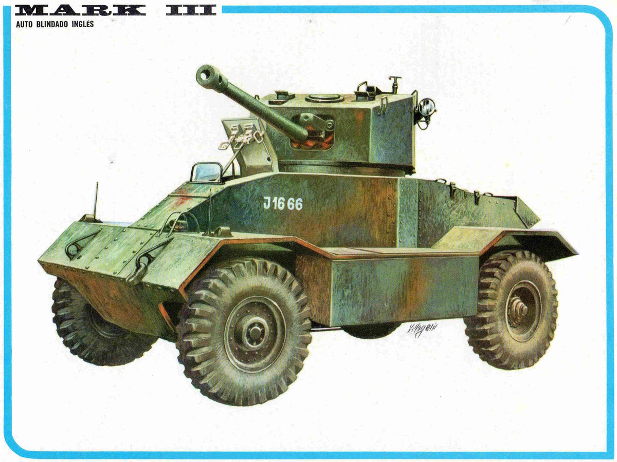 LAMINA 4179: MARK III Auto blindado Ingles