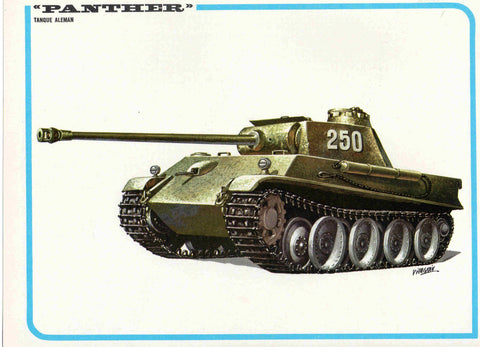 LAMINA 4183: PANTHER Tanque Aleman