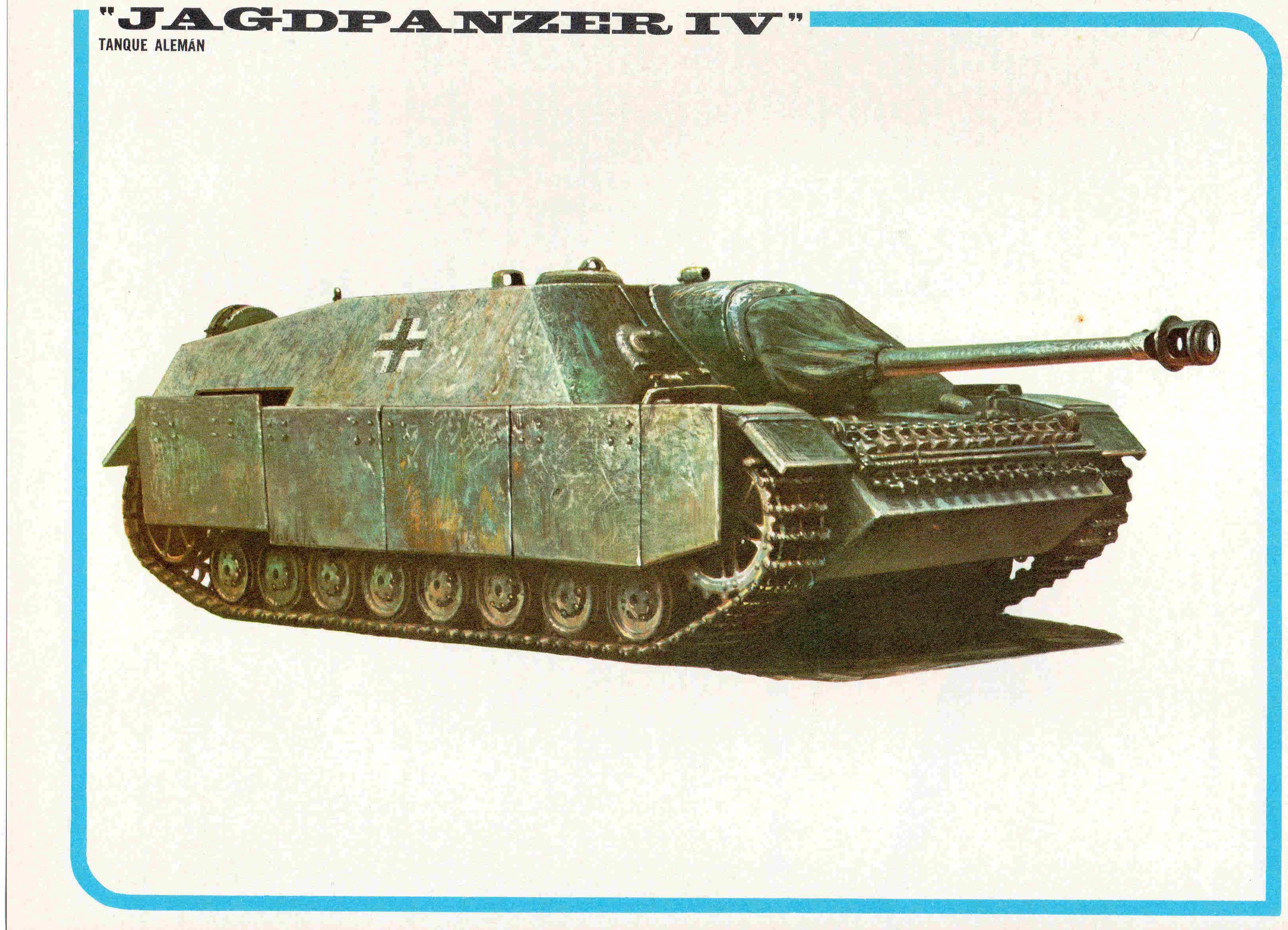 LAMINA 4188: JAGDPANZER IV Tanque Aleman