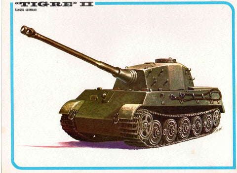 LAMINA 4192: TIGRE II Tanque Germano